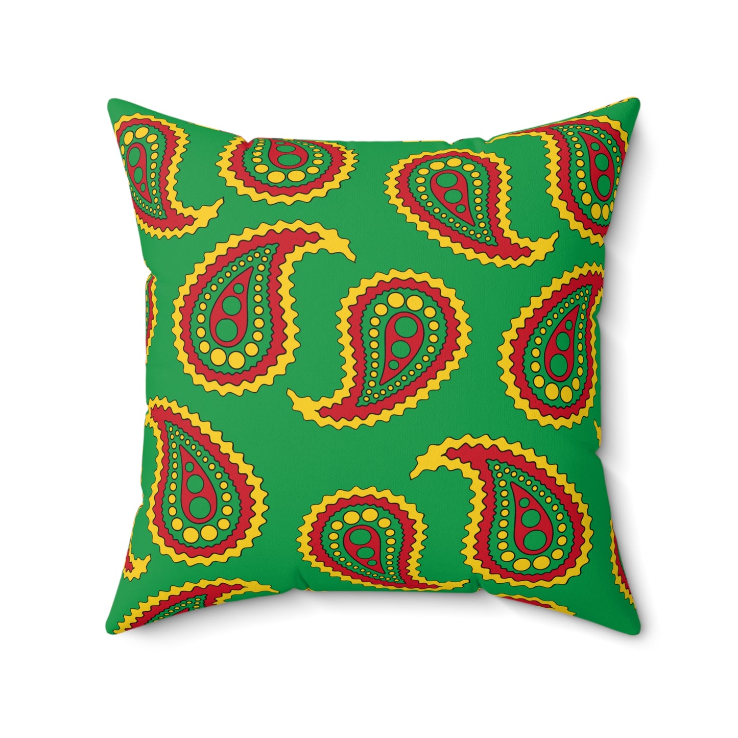 Guinea Bissau Retro Paisley Cushion Pillow
