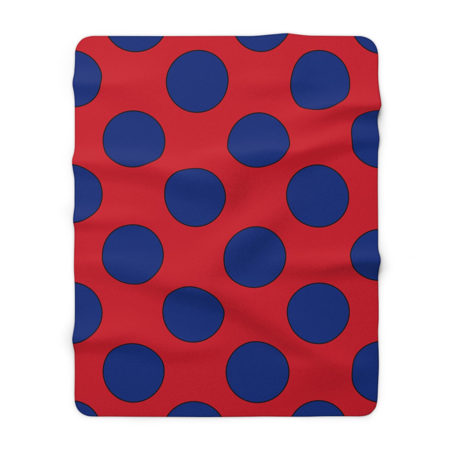 Liechtenstein Retro Polka Dots Blanket Throw
