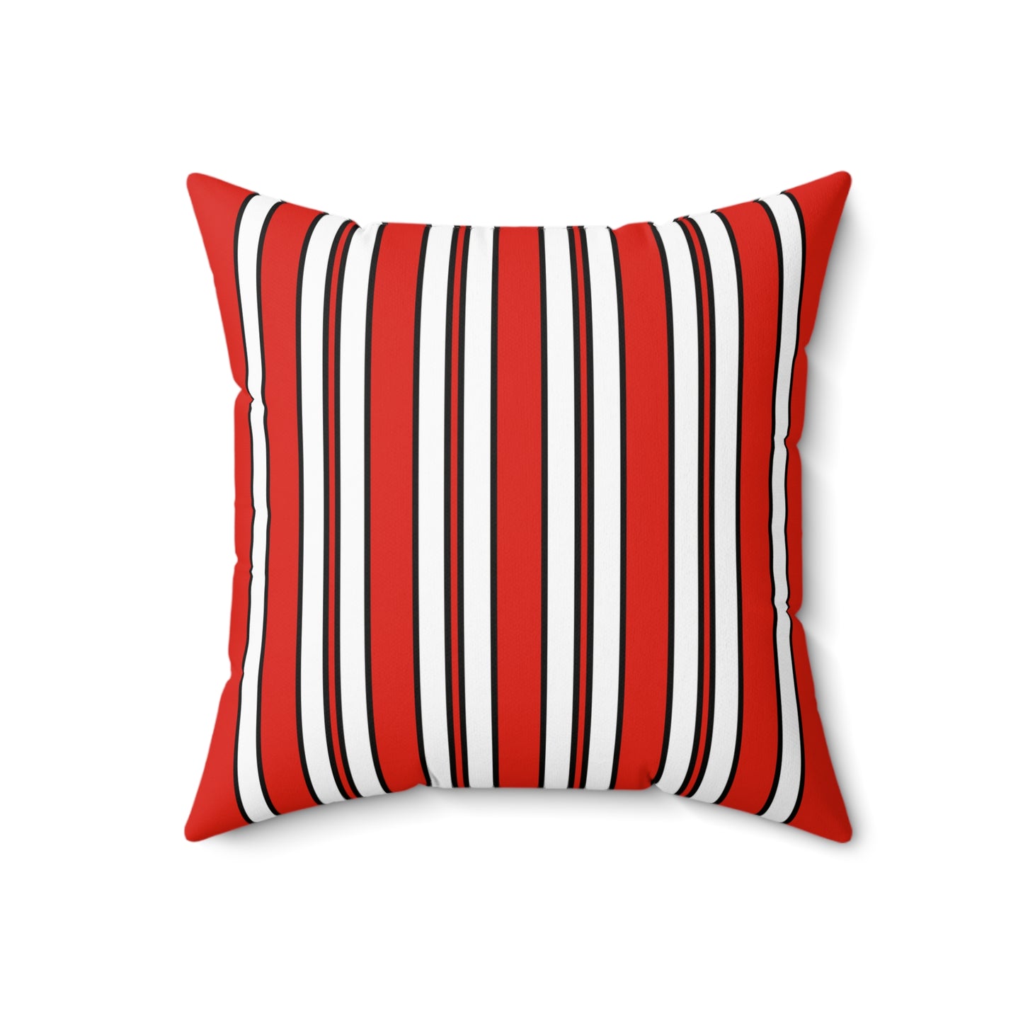 French Polynesia Retro Stripes Cushion Pillow