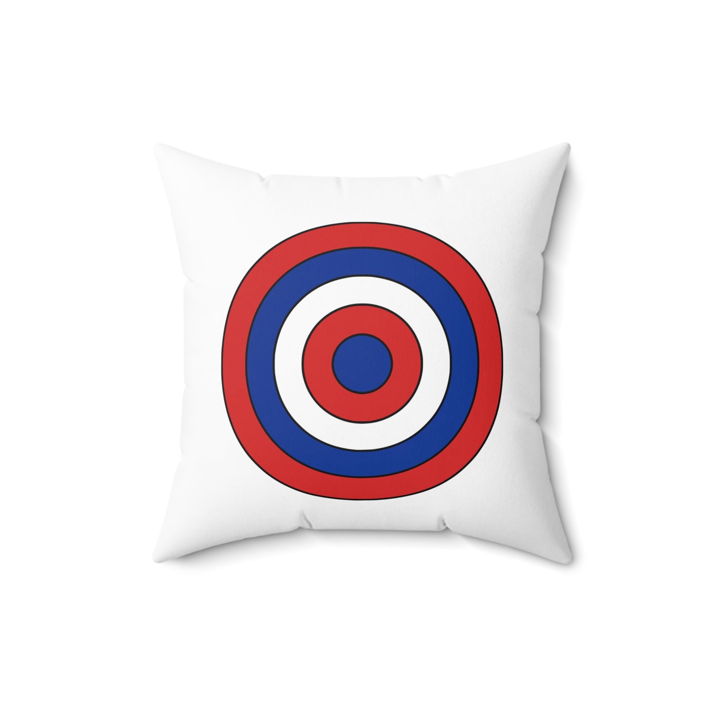 Faroe Islands Retro Target Cushion Pillow