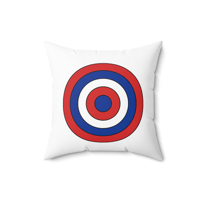 Faroe Islands Retro Target Cushion Pillow
