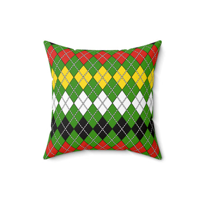 Guyana Retro Argyle Cushion Pillow