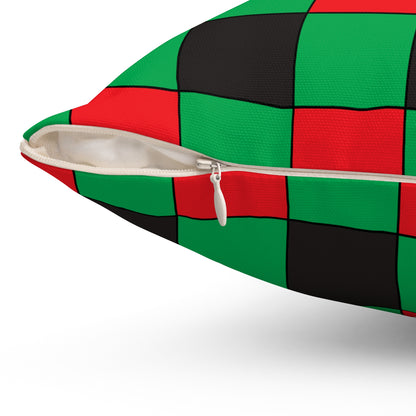 Martinique Retro Check Cushion Pillow