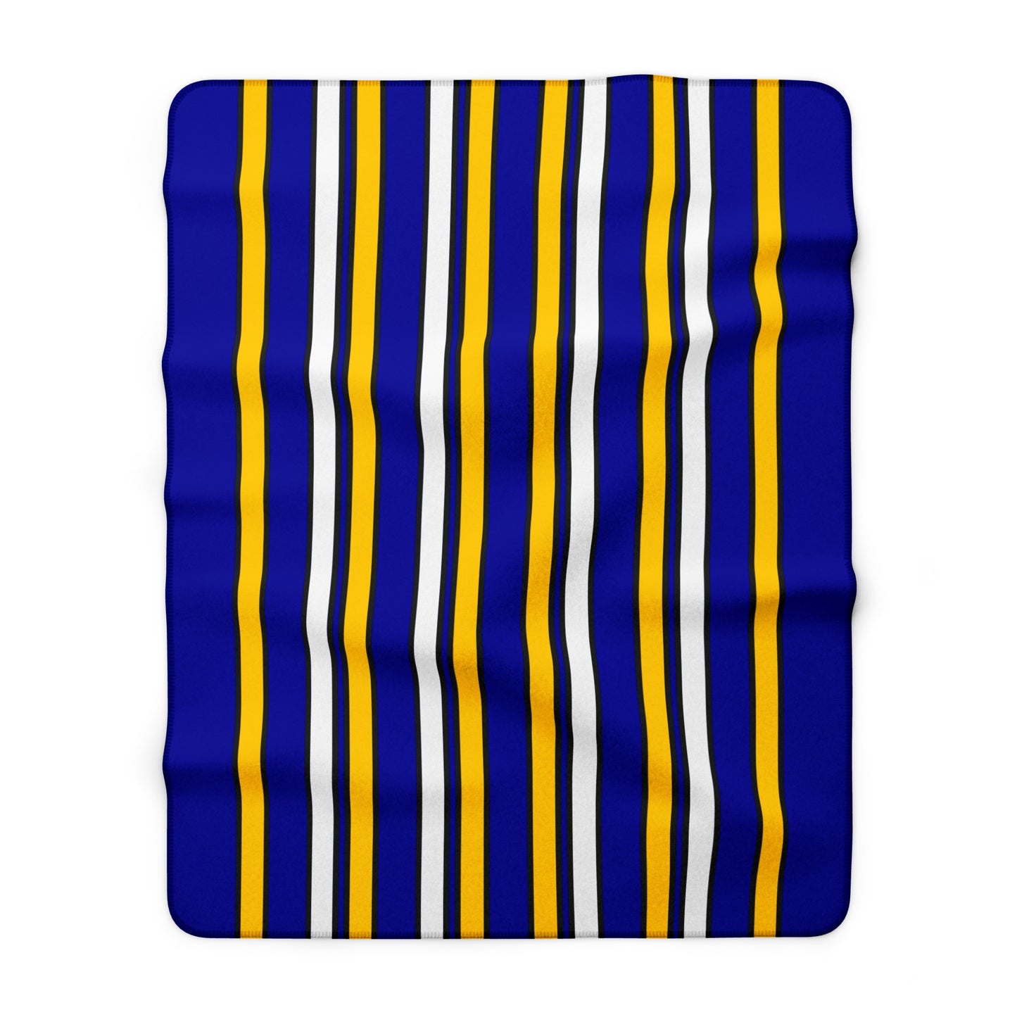 Bosnia And Herzegovina Retro Stripes Blanket Throw