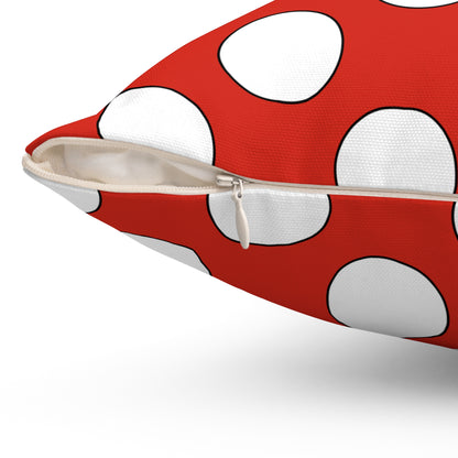 Canada Retro Polka Dots Cushion Pillow