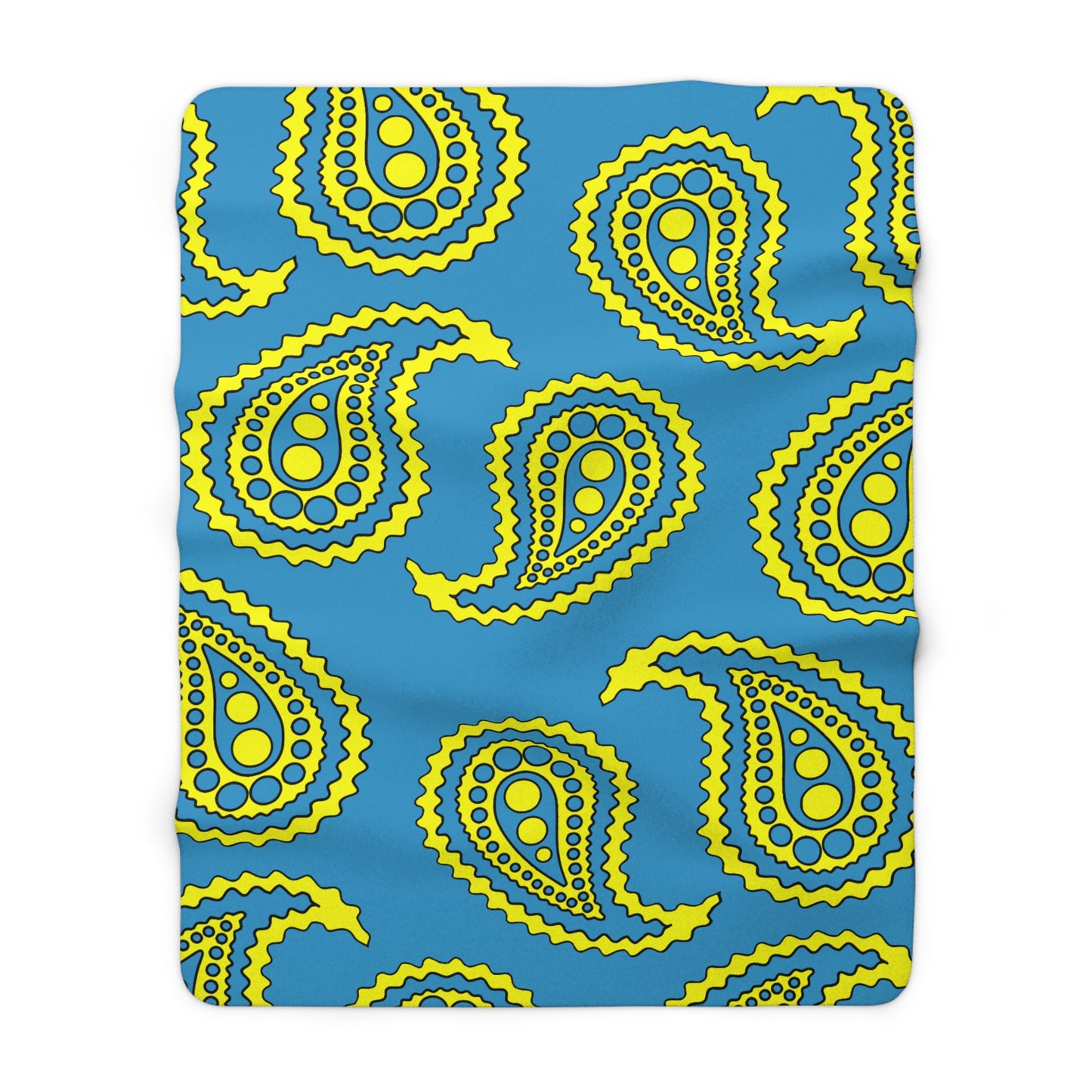 Aruba Retro Paisley Blanket Throw