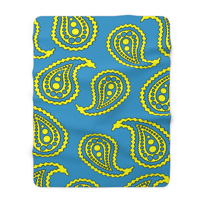 Aruba Retro Paisley Blanket Throw