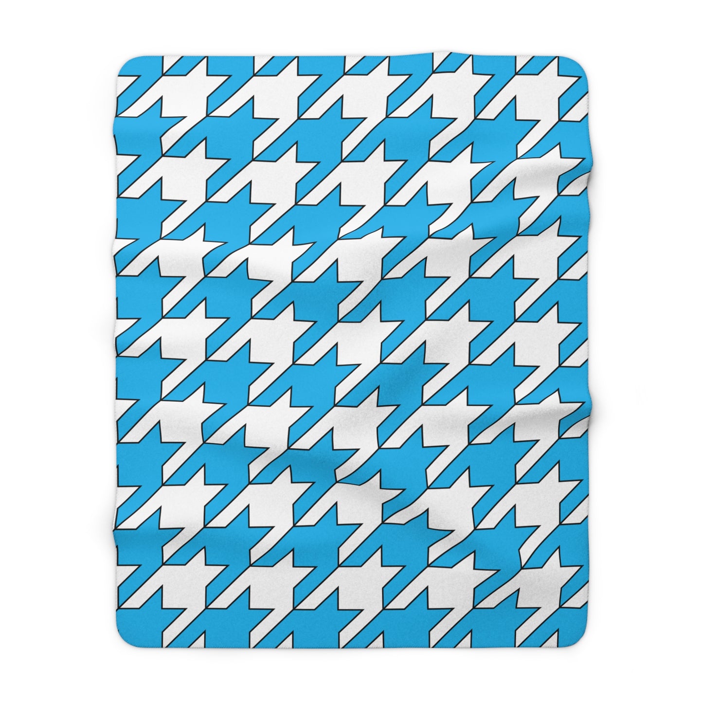 San Marino Retro Houndstooth Blanket Throw