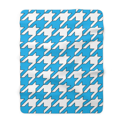 San Marino Retro Houndstooth Blanket Throw