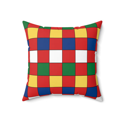 Seychelles Retro Check Cushion Pillow