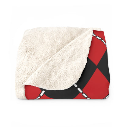 Timor Leste Retro Argyle Blanket Throw