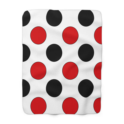 Gibraltar Retro Polka Dots Blanket Throw