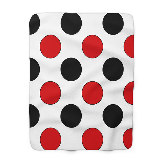 Gibraltar Retro Polka Dots Blanket Throw