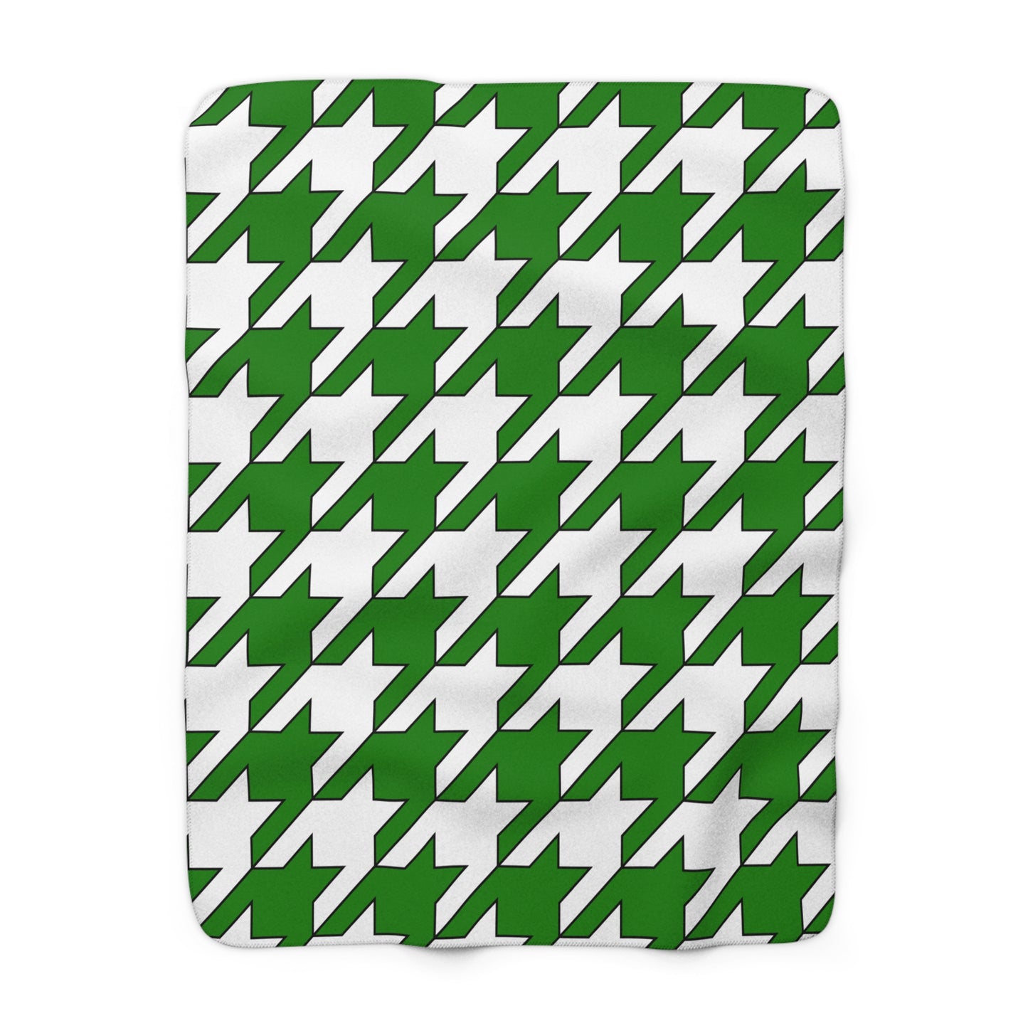 Norfolk Island Retro Houndstooth Blanket Throw