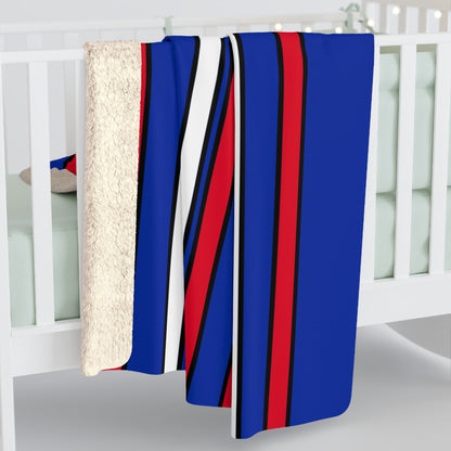 Cambodia Retro Stripes Blanket Throw