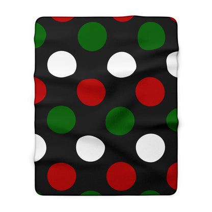 Kenya Retro Polka Dots Blanket Throw