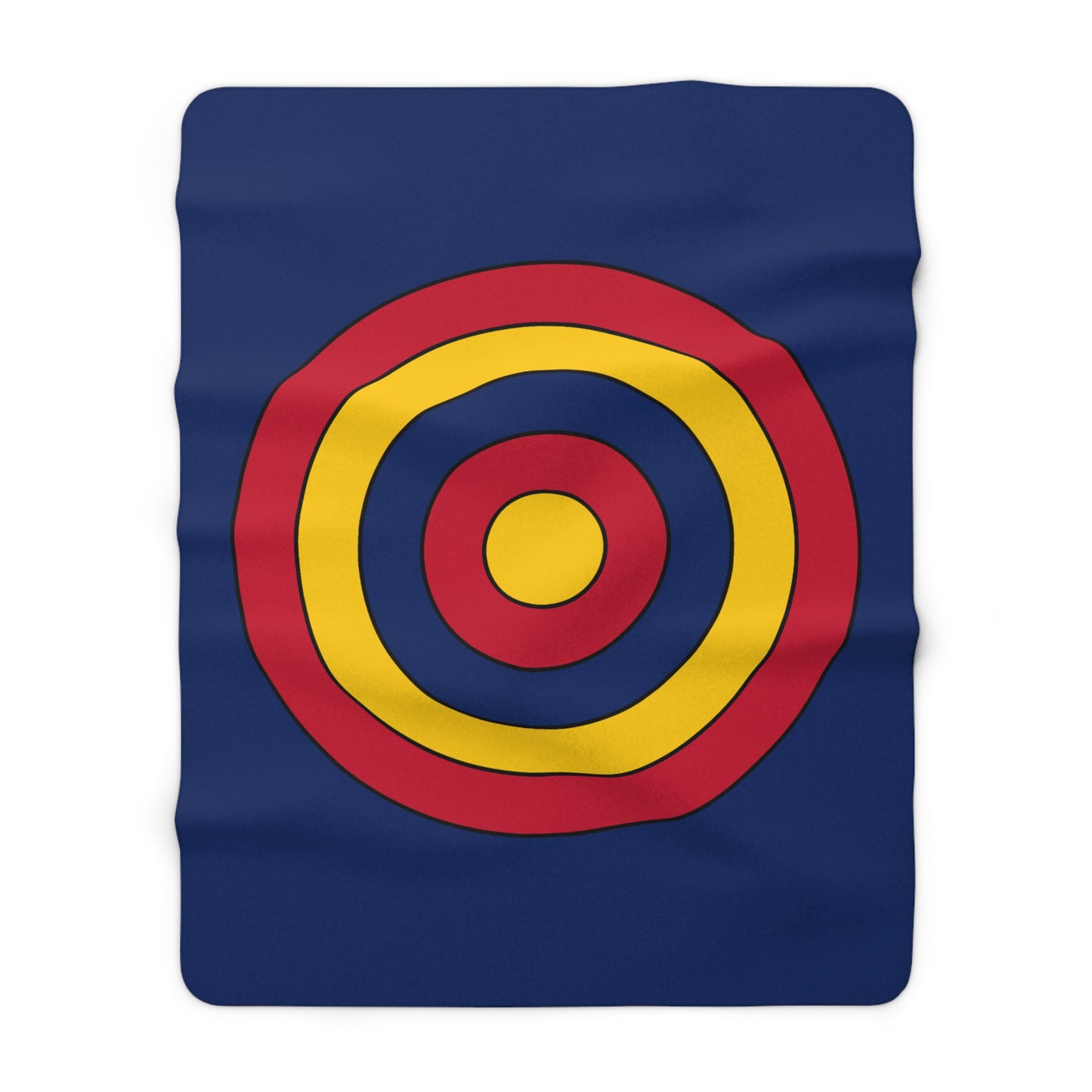 Chad Retro Target Blanket Throw