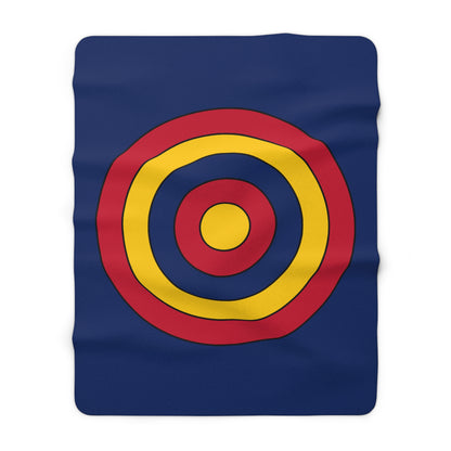 Chad Retro Target Blanket Throw