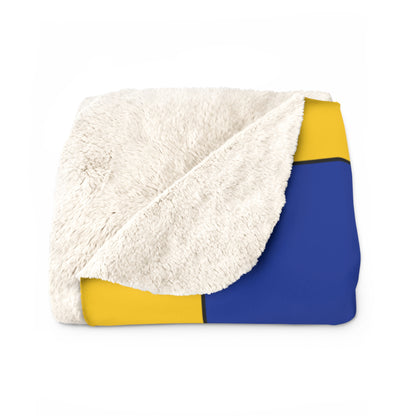 European Union Retro Check Blanket Throw