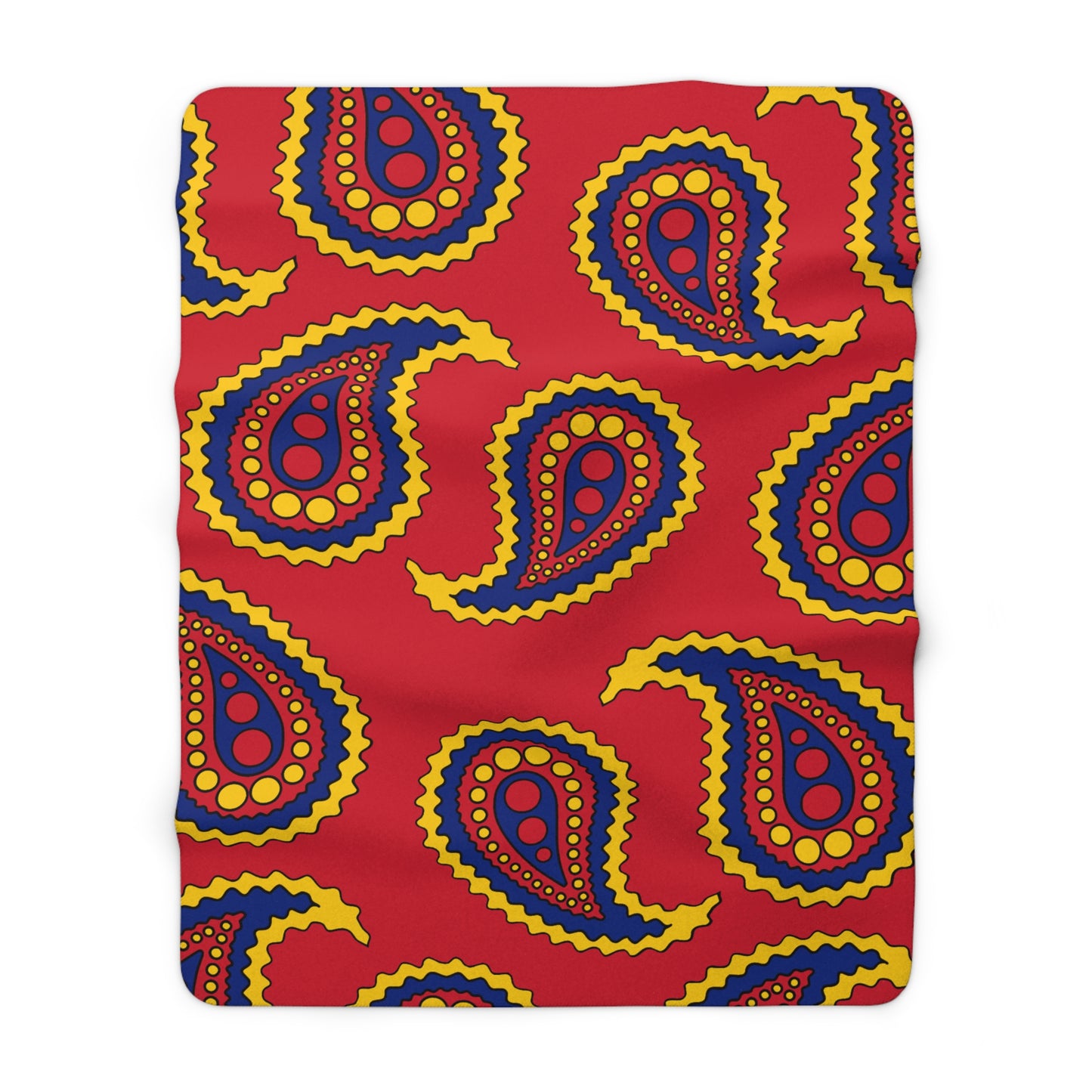Venezuela Retro Paisley Blanket Throw