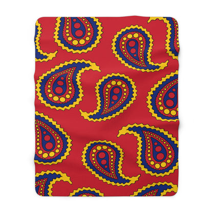 Venezuela Retro Paisley Blanket Throw