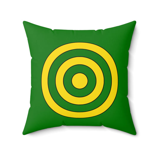 Cocos Islands Retro Target Cushion Pillow