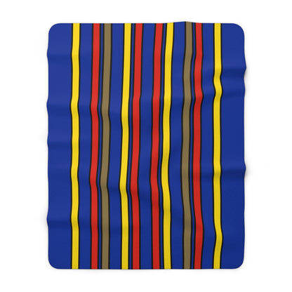 Moldova Retro Stripes Blanket Throw