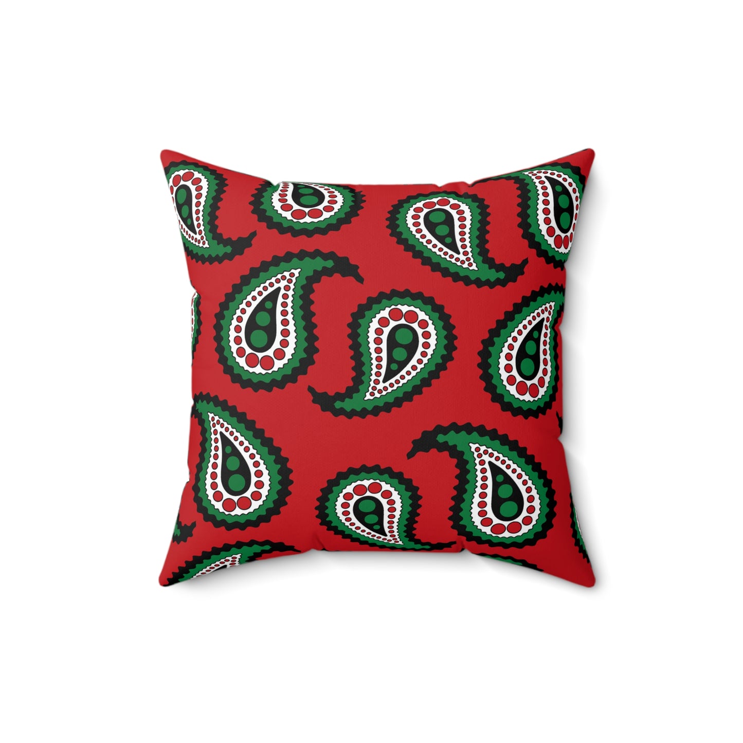 Western Sahara Retro Paisley Cushion Pillow
