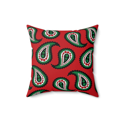 Western Sahara Retro Paisley Cushion Pillow