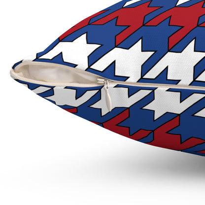 Caribbean Netherlands Retro Houndstooth Cushion Pillow