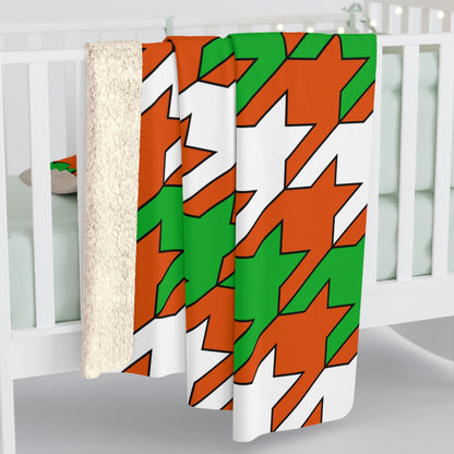 Niger Retro Houndstooth Blanket Throw