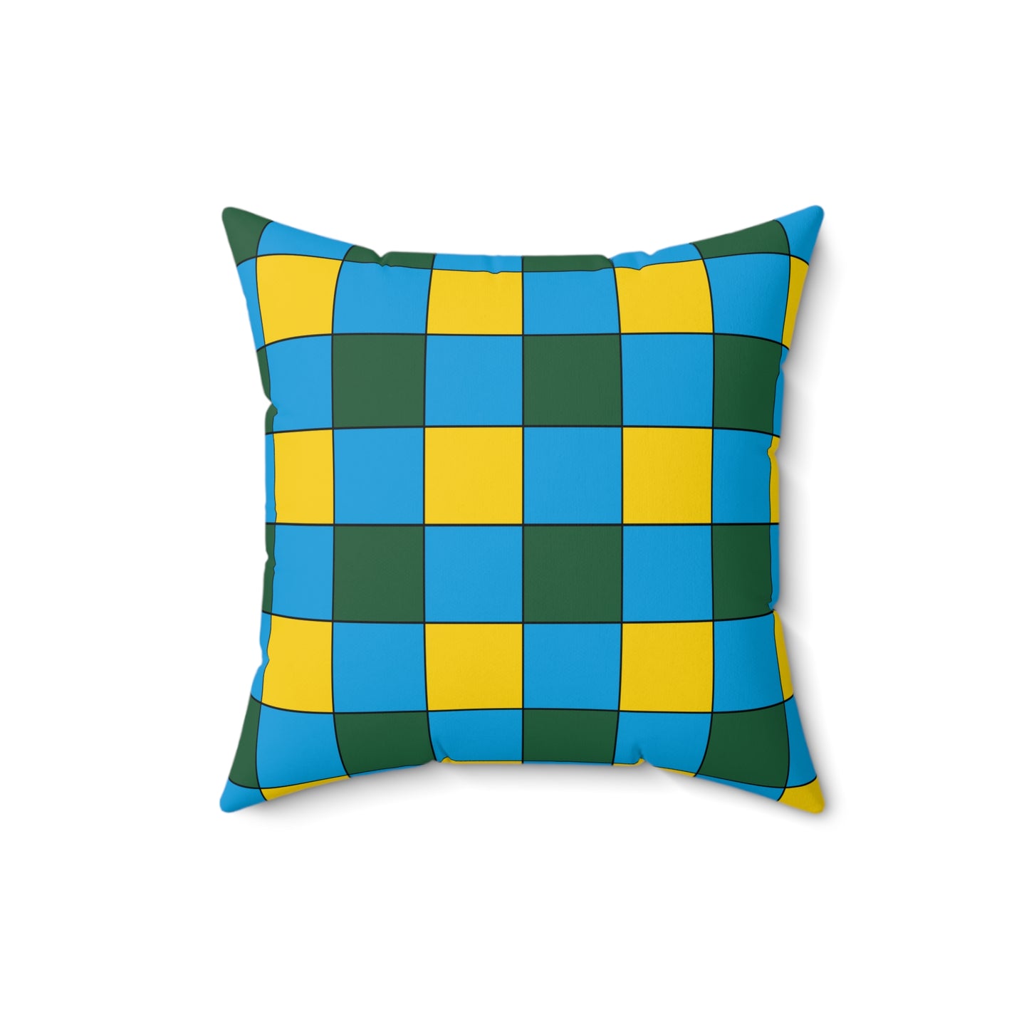 Rwanda Retro Check Cushion Pillow