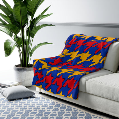 Armenia Retro Houndstooth Blanket Throw