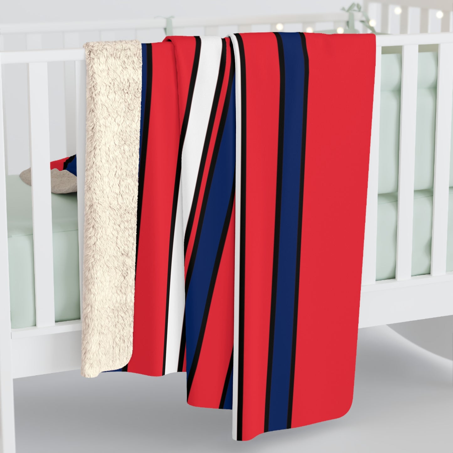 Norway Retro Stripes Blanket Throw