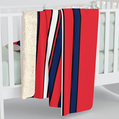 Norway Retro Stripes Blanket Throw