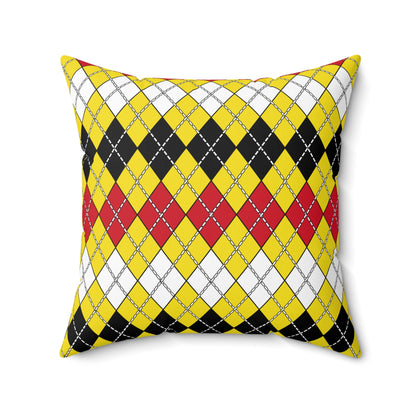 Brunei Darussalam Retro Argyle Cushion Pillow