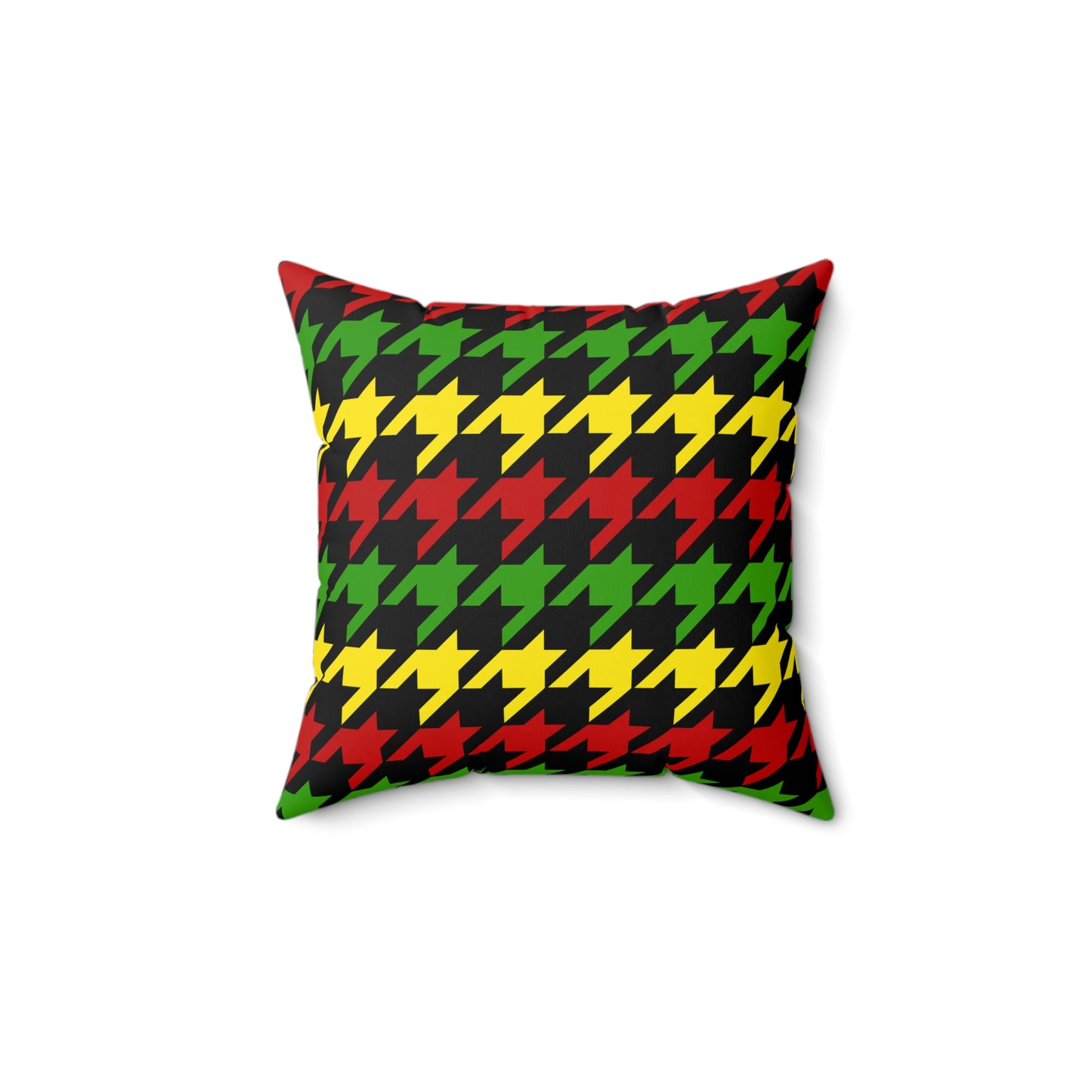 Saint Kitts And Nevis Retro Houndstooth Cushion Pillow
