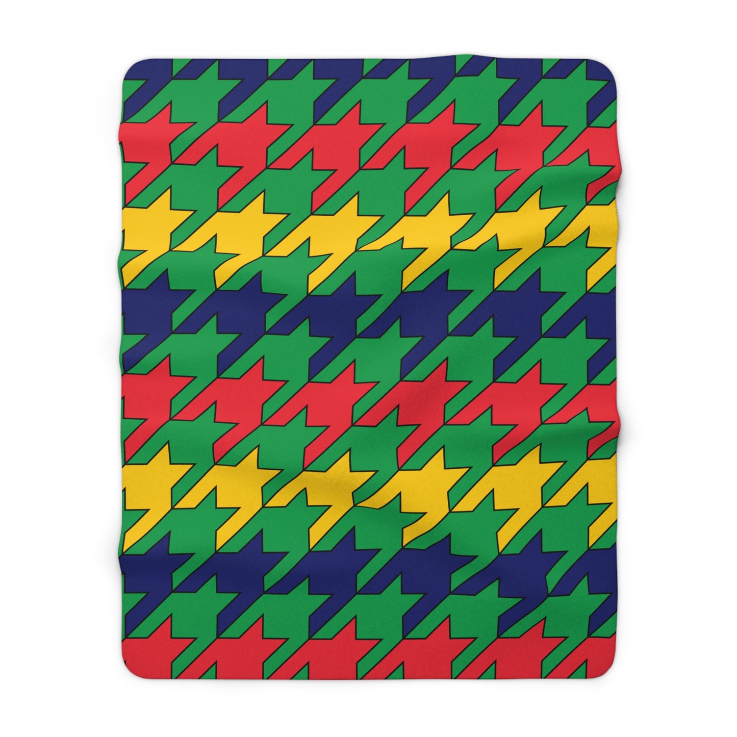 Mauritius Retro Houndstooth Blanket Throw