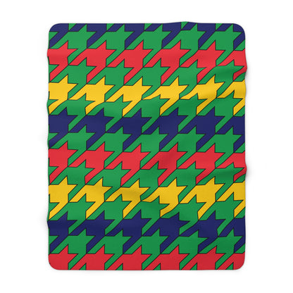 Mauritius Retro Houndstooth Blanket Throw