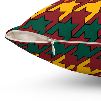 Sri Lanka Retro Houndstooth Cushion Pillow