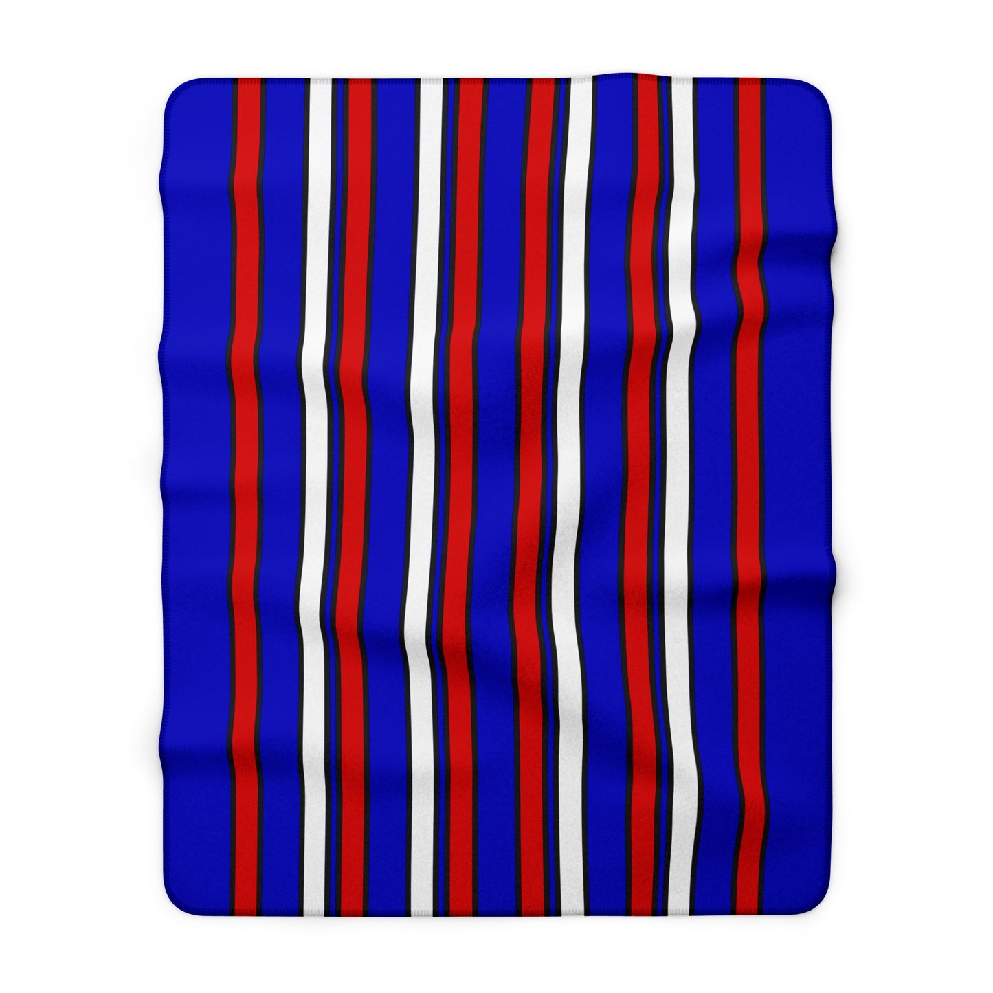 Slovenia Retro Stripes Blanket Throw
