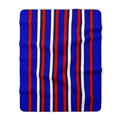 Slovenia Retro Stripes Blanket Throw