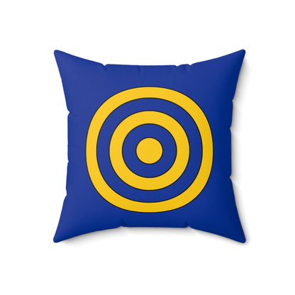 European Union Retro Target Cushion Pillow