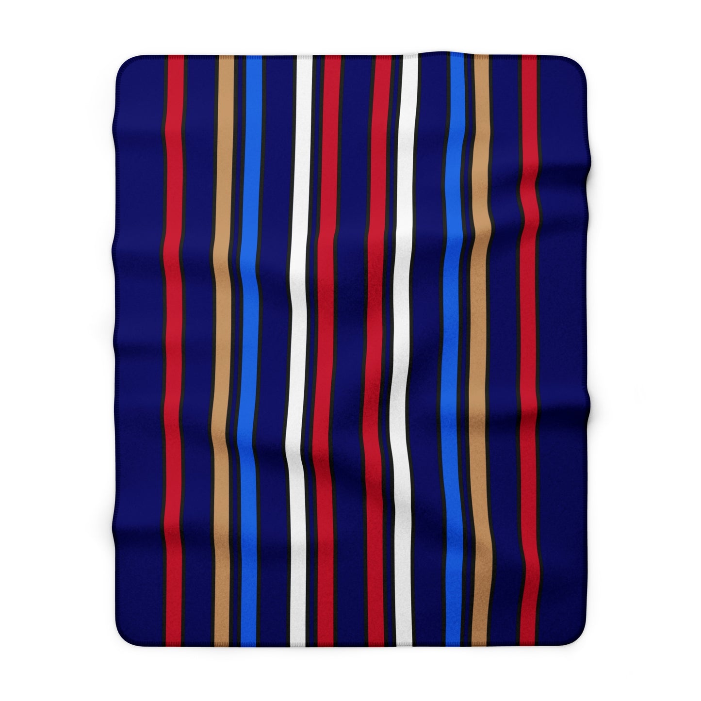 Tristan Da Cunha Retro Stripes Blanket Throw