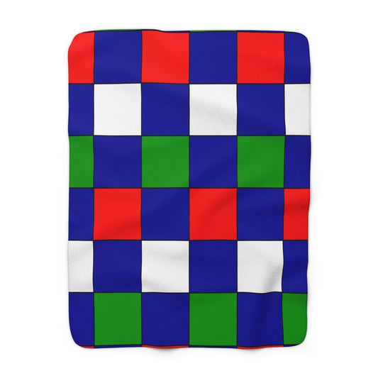 Gambia Retro Check Blanket Throw