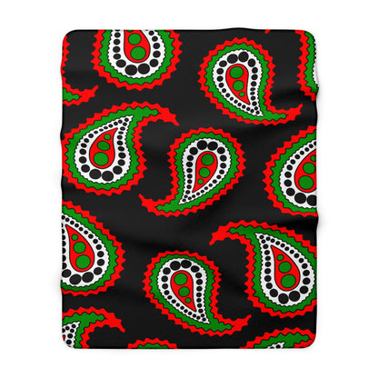 Sudan Retro Paisley Blanket Throw