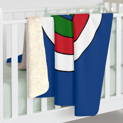 Belize Retro Target Blanket Throw