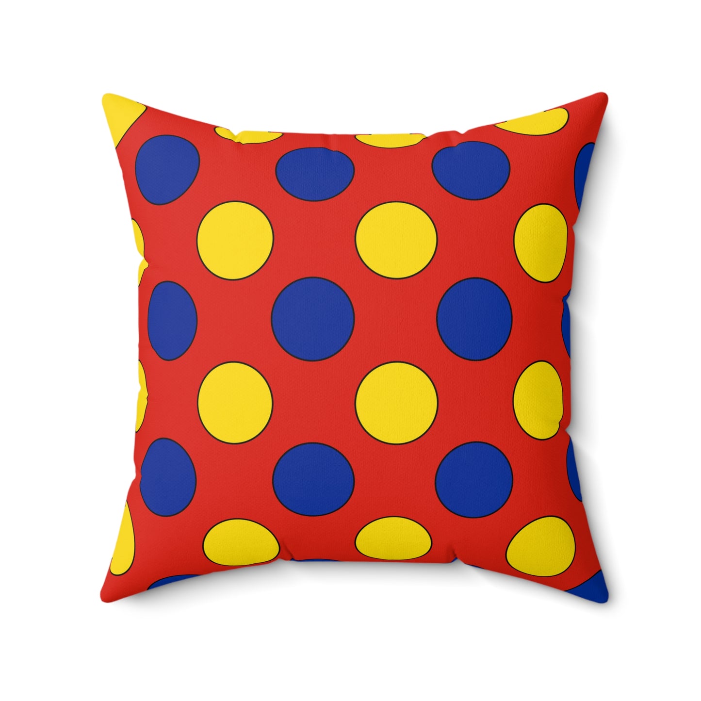 Romania Retro Polka Dots Cushion Pillow