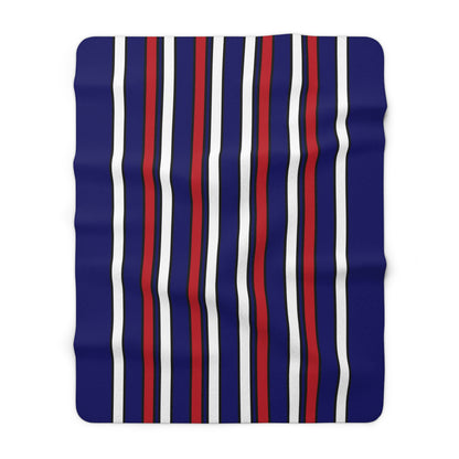 American Samoa Retro Stripes Blanket Throw