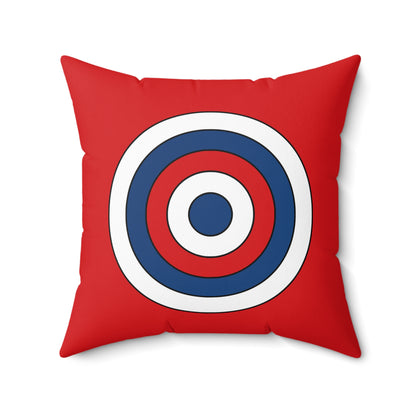 Czechia Retro Target Cushion Pillow
